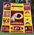 Nfl Washington Redskins 3D Customized Personalized Quilt Blanket #12 Design By Exrain.Com