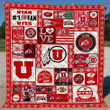 Utah Utes Quilt Blanket Ha3010 Fan Made