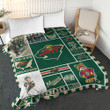Minnesota Wild Quilt Blanket Fan Gift Design By Exrain.Com