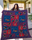 Adelaide Crows Quilt Blanket Ha0411 Fan Made