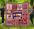 Alabama Crimson Tide Colorado Quilt Blanket Ha1910 Fan Made