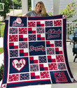 Atlanta Braves Premium Quilt Blanket Q010