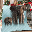 Elephant Lover Quilt Blanket