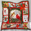 Cardinals Appear When Angels Are Near THH1131 3D Quilt Blanket
