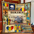 Romania A Place Your Feet May Leave But Your Heart Remains Blanket And Quilt Blanket Hg