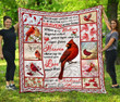 Cardinal Quilt Blanket Ha0111