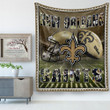New Orleans Saints Quilt Blanket Ha0411 Fan Made