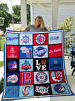 Los Angeles Clipper Quilt Blanket 01