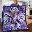 Hummingbird Quilt Blanket Bbb170227Sm