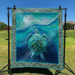 Sea Turtle Art Quilt Blanket Great Customized Blanket Gifts For Birthday Christmas Thanksgiving