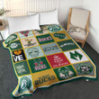 Milwaukee Bucks Quilt Blanket 01