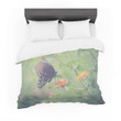 Robin Dickinson "Captivating II" Green Flower Cotton3D Customize Bedding Set Duvet Cover SetBedroom Set Bedlinen