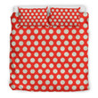 Vintage Red White Polka Dot Clp1712546T Bedding Sets