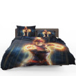 Captain Marvel Movie Carol Danvers Super Women Bedding Set