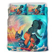 Lilo & Stitch Surfing Bedding Set (Duvet Cover & Pillowcases)