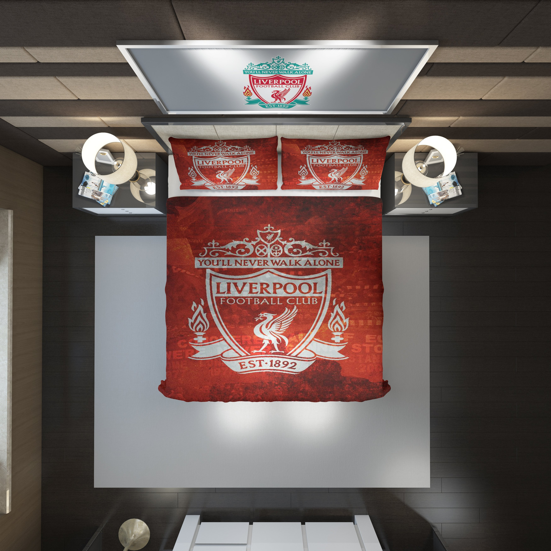 Liverpool Fc Football Club Bedding Set Duvet Cover#2