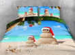 Christmas Sand Man And Beach Gs-Cl-Ml2310 Bedding Set