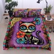 Day Of The Dead Cat Dd17100049B Bedding Sets