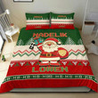 Santa Christmas Comforter Duvet Cover Bedding Sets | 100% Polyester | 3 Piece | King Queen Size | Bs1231