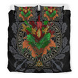 Lughnasadh Autumn Dragon Happy St.Patricks Day Bedding Sets | 100% Polyester | 3 Piece | King Queen Size | Bs1253