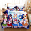 Anime Bedding Sailor Moon Duvet Cover Set 2/3 Piece Winter Home Soft Comforter Cover Kids Girl Luxury Decor Bed Cover Pillowcase