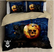 Thevitic™ Halloween Skull Black Cat Bedding Set Hd04623