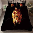 Suger Skull Bedding Set Black/Gold Microfiber Duvet Cover Bed Set Au/Eu/Us Size Boy Bed Linen Set With Pillowcase Bedclothes