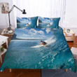 3D Print Bedding Set Tropical Holiday Blue Sea Spindrift Rapid Surf Home Duvet Cover Set Bed Linen Set Pillowcase Home Textiles
