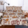 Adults Home Motor Bedding Set Microfiber Motorcycles Bedspread 2/3 Piece Duvet Cover Set With Pillowcase Single Double Queen