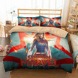3D Customize Captain Marvel Bedding Set Duvet Cover Set Bedroom Set Bedlinen
