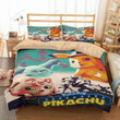 3D Customize Detective Pikachu Bedding Set Duvet Cover Set Bedroom Set Bedlinen