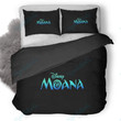 Disney Moana Logo Background Duvet Cover Bedding Set