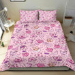 Cartoon Pig Pattern Bedding - Duvet Cover And Pillowcase Set