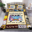 Funny Cat Art Bedding Set - Duvet Cover And Pillowcase Set