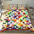 Colours Butterfly Bedding - Duvet Cover And Pillowcase Set