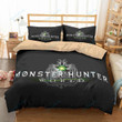 3D Customize Monster Hunter World Bedding Set Duvet Cover Set Bedroom Set Bedlinen