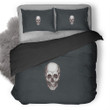 Skull Scary Duvet Cover Bedding Set