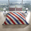Red And White Barber Pole Striped Clp0410132B Bedding Sets