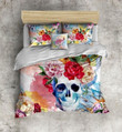 Flower Skull Bedding Set Tdctx