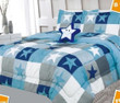 Baby Blue Happy Star Clm2110029B Bedding Sets