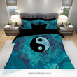 Yin Yang Mandala Clab Bedding Set Camlivh