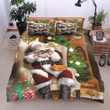 Santa Claus And Cats Bedding Set All Over Prints