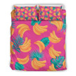 Pink Tropical Banana Bedding Set All Over Prints