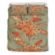 Orange Bohemian Floral Bedding Set Tdcgx