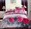 Pink Flower Bedding Set All Over Prints