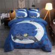 Sleeping Angel Cat On Crescent Moon Bedding Set All Over Prints