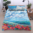 Rose Garden And Sky Bedding Set All Over Prints