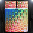 Geometric Multi Color Rainbow Bedding Set All Over Prints
