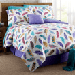 Colorful Feathers Bedding Set All Over Prints