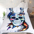 Skull By Pixie Cold Art Stylish Gothic Bedding Set (Duvet Cover & Pillow Cases)